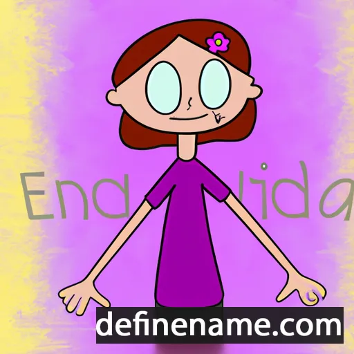 cartoon of the name Ernelinda