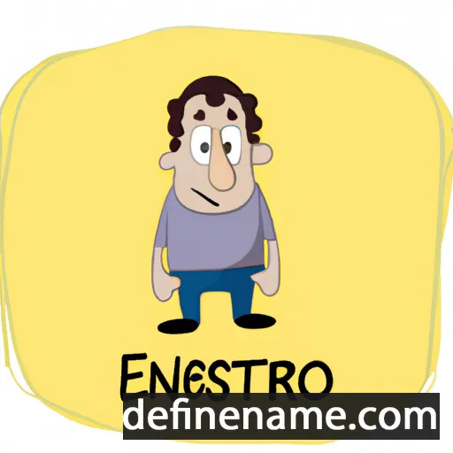 Ernestó cartoon