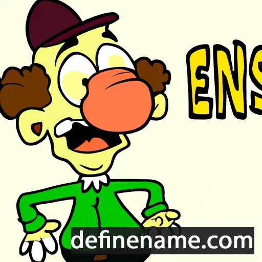 cartoon of the name Ernests