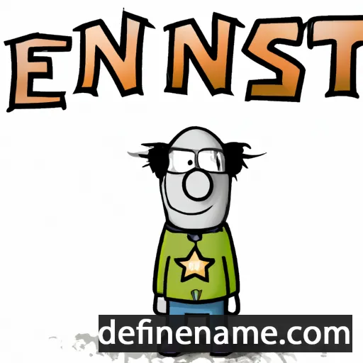 cartoon of the name Ernsti