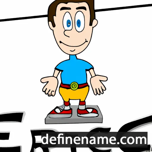 cartoon of the name Erric