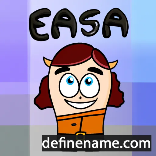 cartoon of the name Ersa