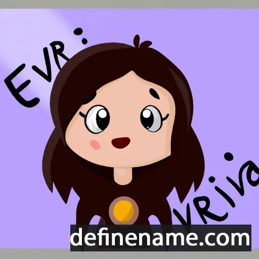 cartoon of the name Ervínia