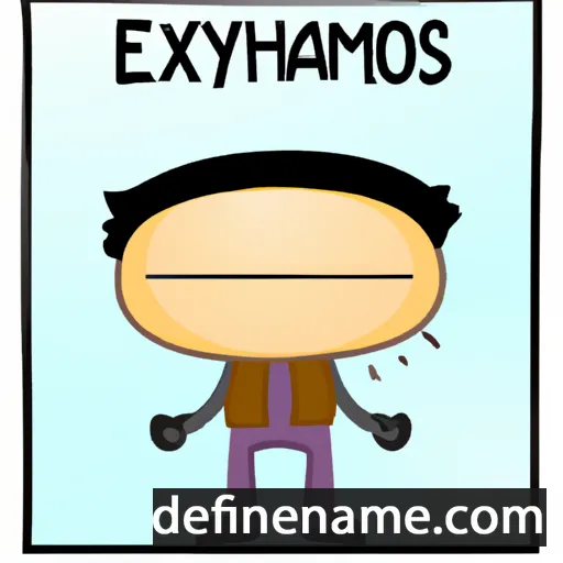 cartoon of the name Eryximachos