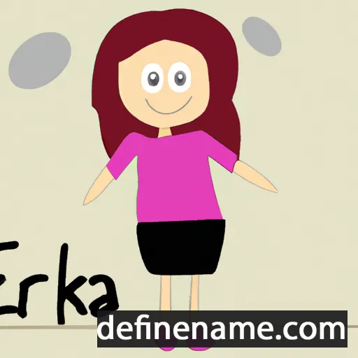 Eržika cartoon