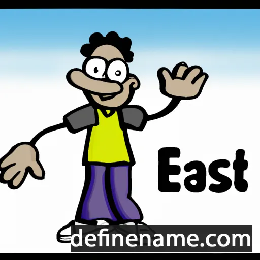 cartoon of the name Esat