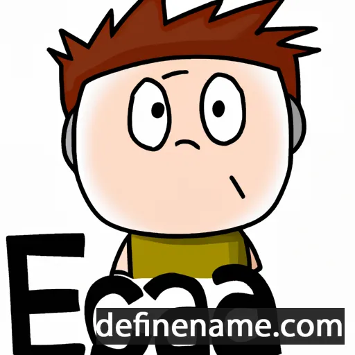 cartoon of the name Esca