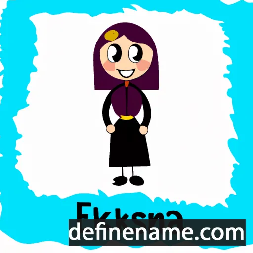 cartoon of the name Eskarina