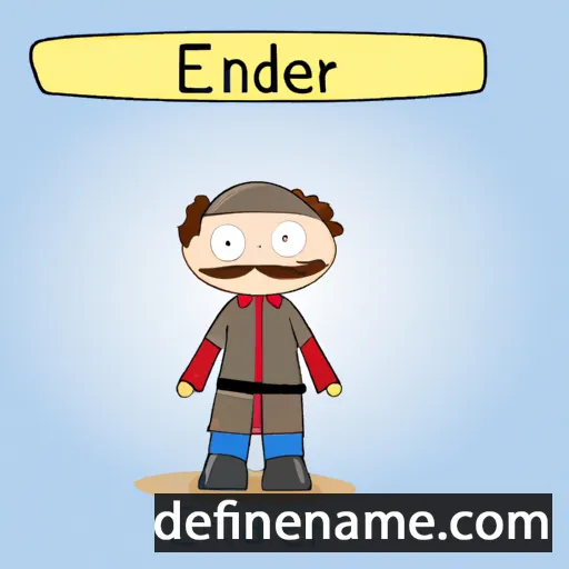 cartoon of the name Eskendir