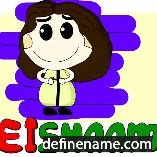 cartoon of the name Esmahan