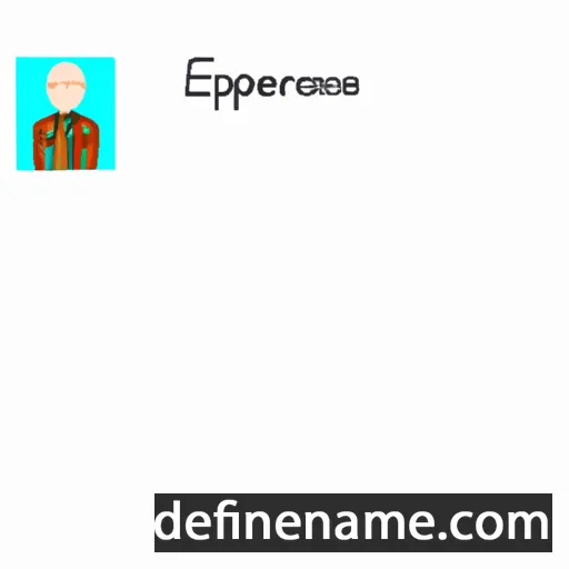 cartoon of the name Esperance