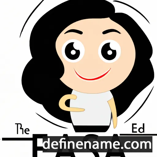 cartoon of the name Essa