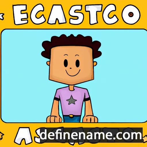 Estácio cartoon