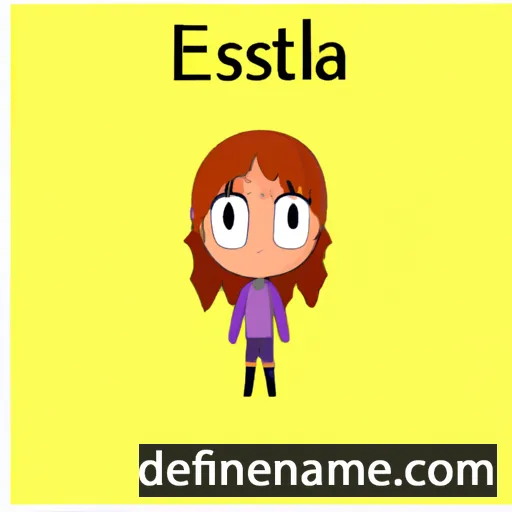 Estel·la cartoon