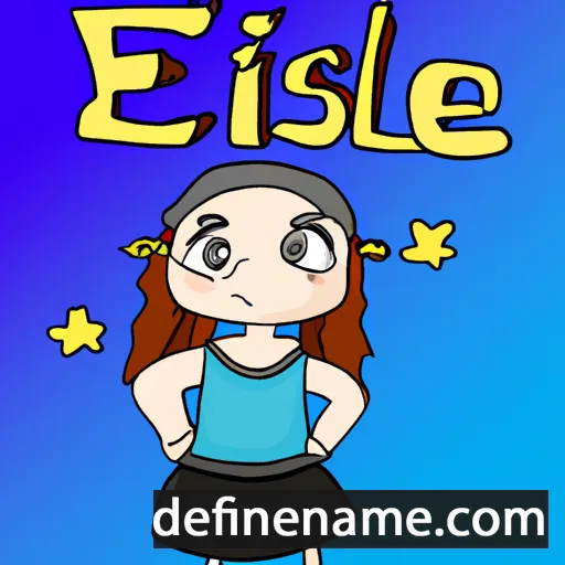 cartoon of the name Estel