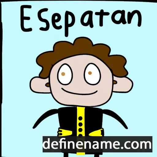 cartoon of the name Estepan