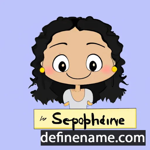 cartoon of the name Estephanie