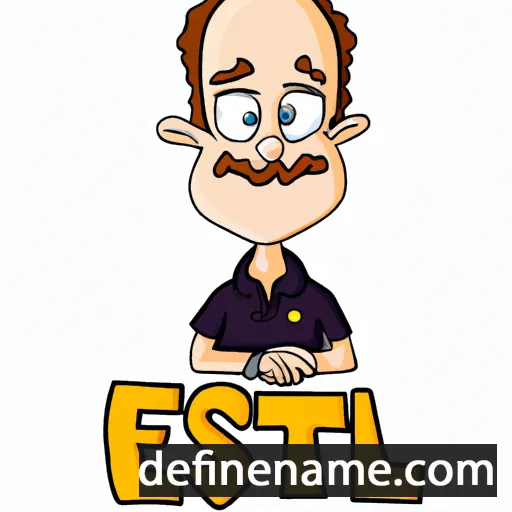 cartoon of the name Estill