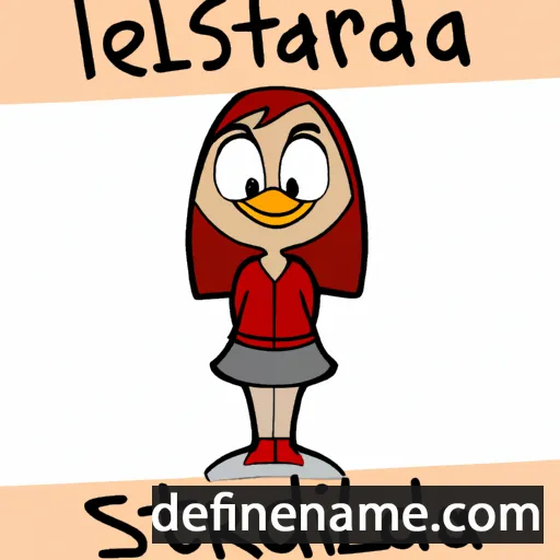 cartoon of the name Estrilda