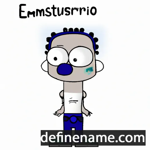 cartoon of the name Esturmio