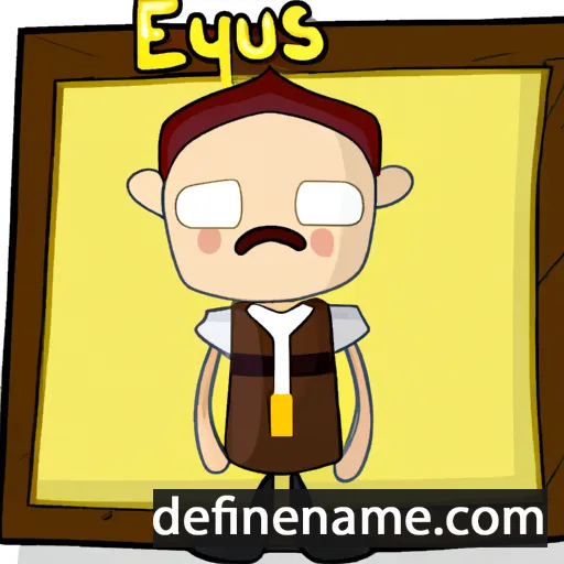 cartoon of the name Estus