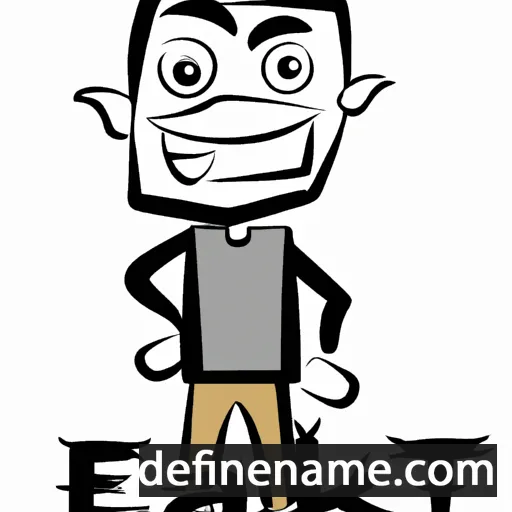 cartoon of the name Etak