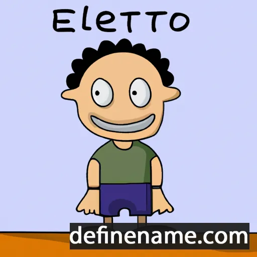 cartoon of the name Etelberto