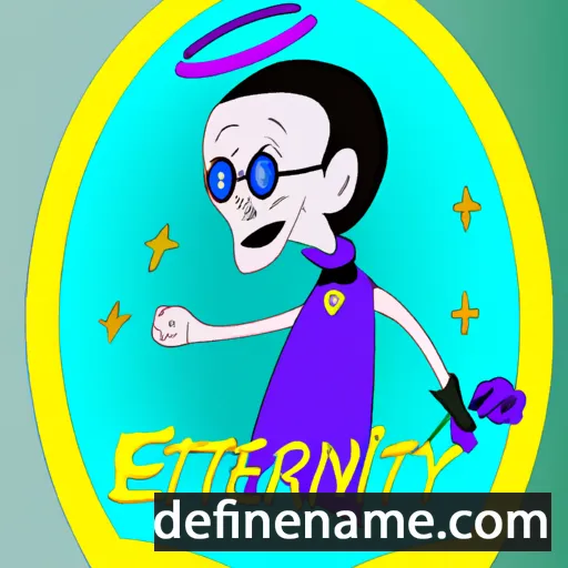 cartoon of the name Eternity