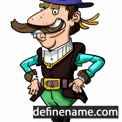 cartoon of the name Etevenard