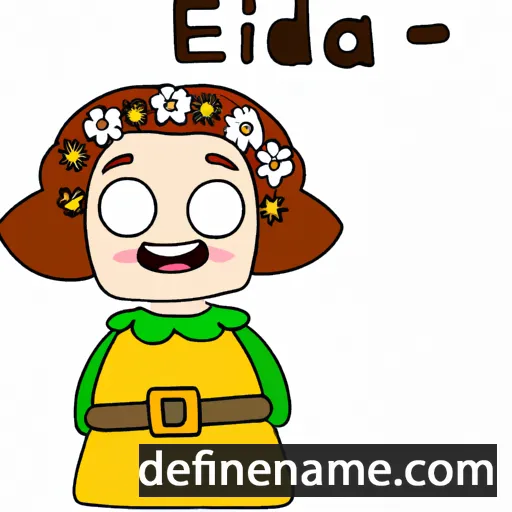 cartoon of the name Eðla