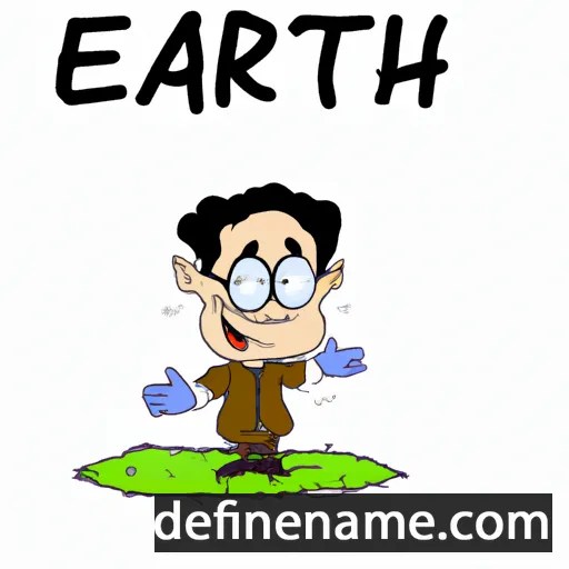 cartoon of the name Ethart