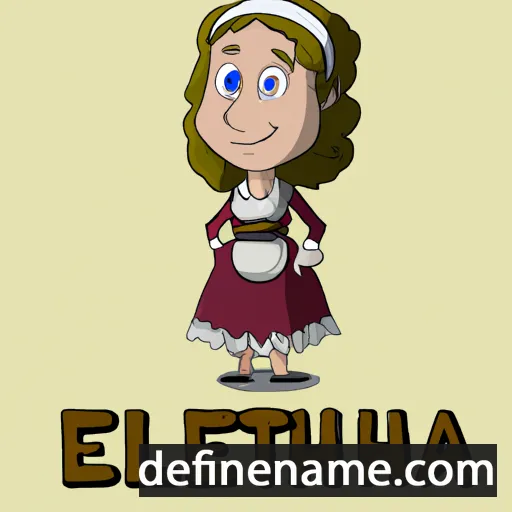 cartoon of the name Ethelburga