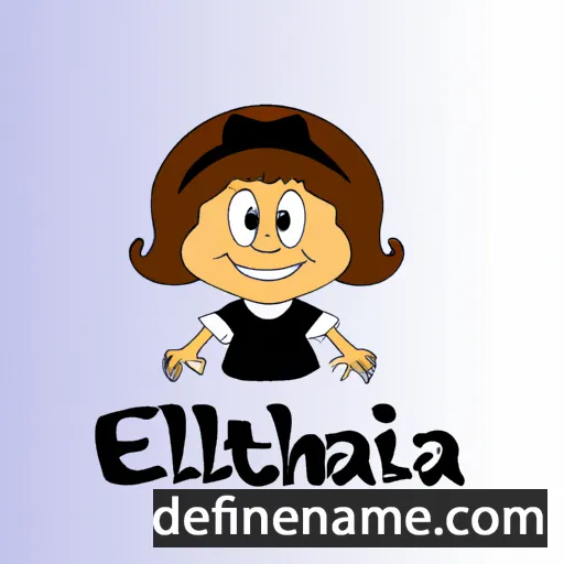 cartoon of the name Ethelia