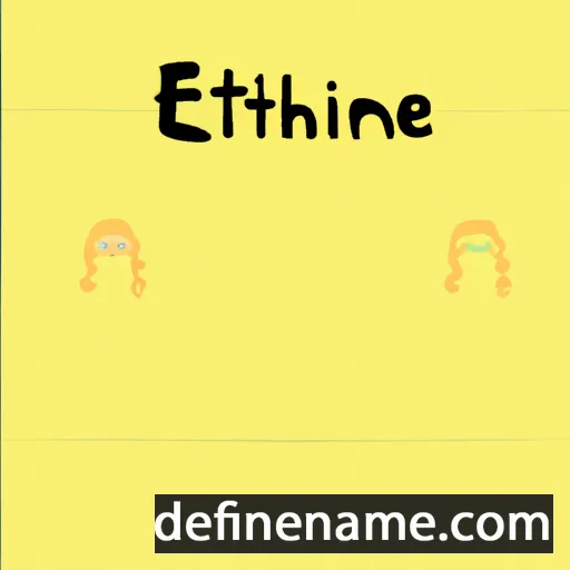 Etheline cartoon