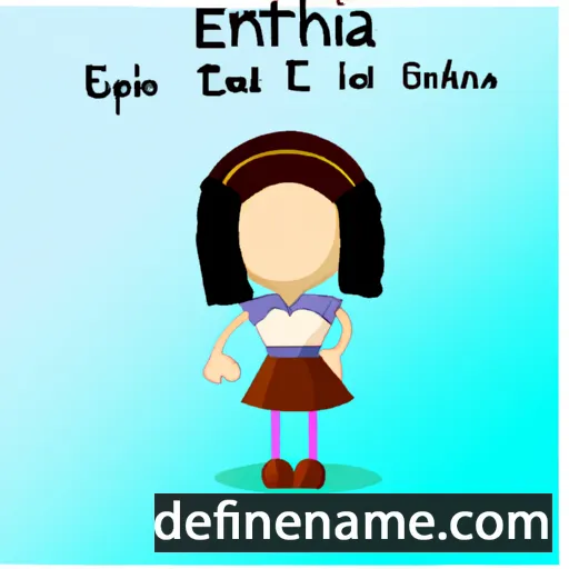 Ethenia cartoon