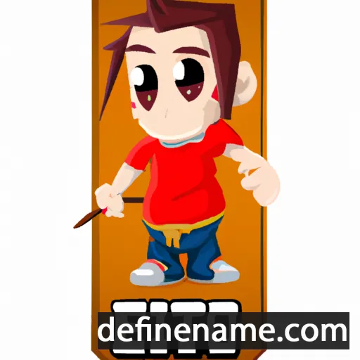 cartoon of the name Etiko