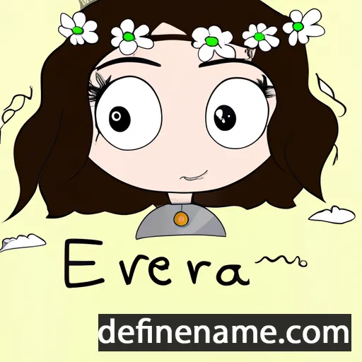 cartoon of the name Évora