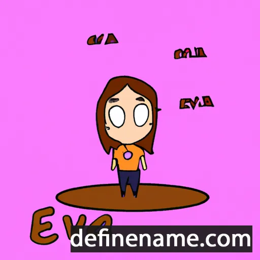 Èva cartoon