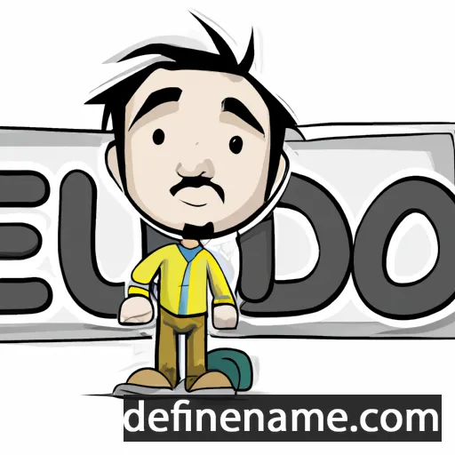 cartoon of the name Eudo