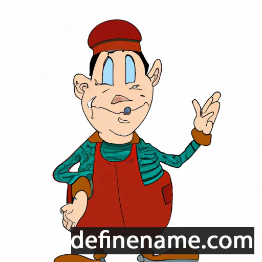 cartoon of the name Eudore