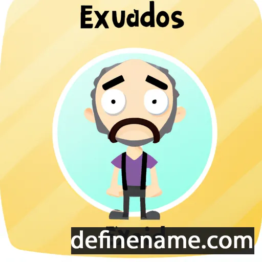 cartoon of the name Eudoxios