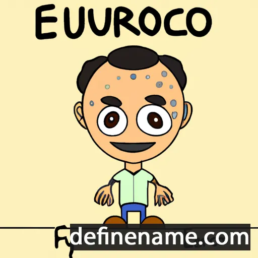 cartoon of the name Eufracio