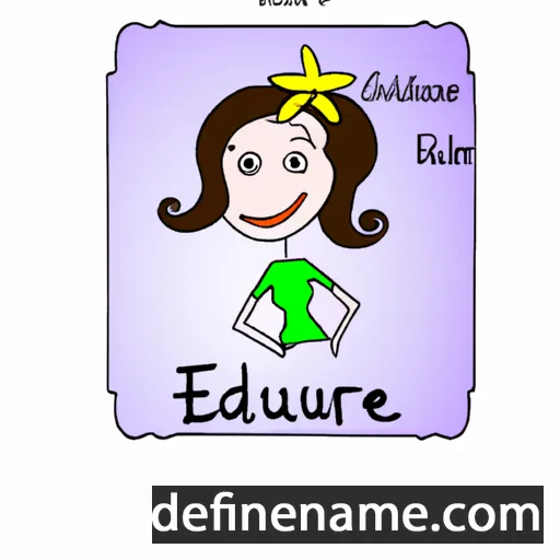 cartoon of the name Eulaire