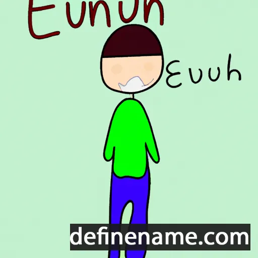 cartoon of the name Eun-hui