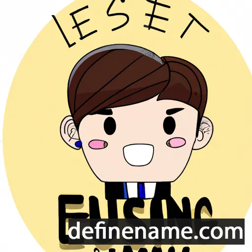 cartoon of the name Eun-sang