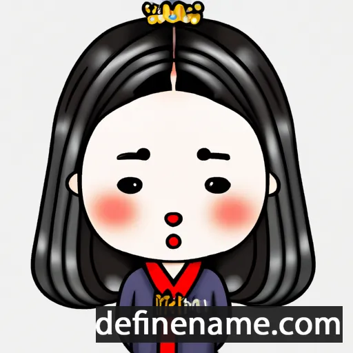 cartoon of the name Eun-yul