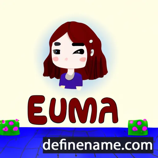 cartoon of the name Eunhwa