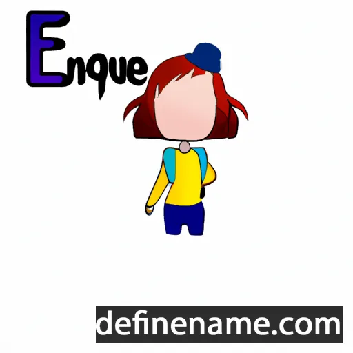 cartoon of the name Eunoïque