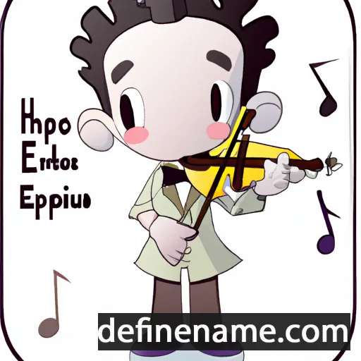 cartoon of the name Euphronios