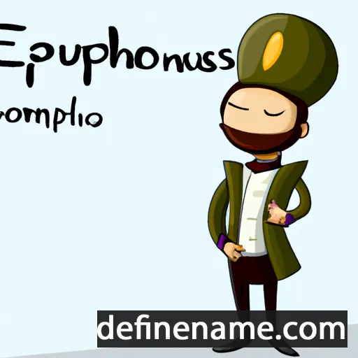 cartoon of the name Euphronius